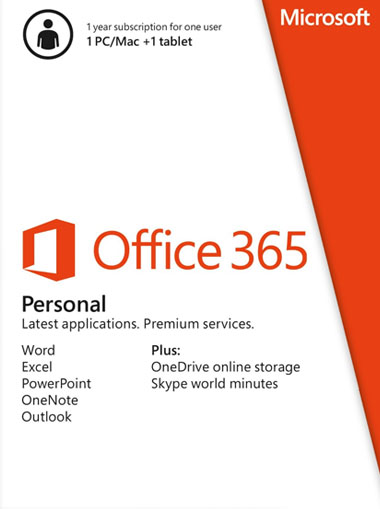 Office 365 Personal 1 device 1 Year MS Products cd key