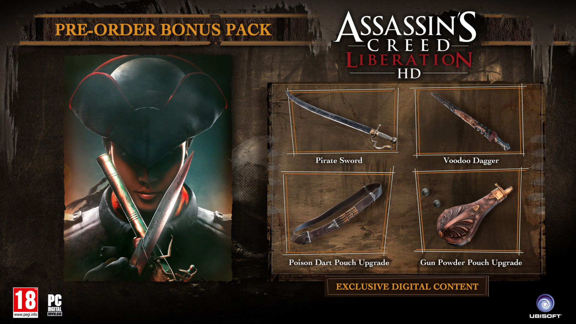 Assassins creed pack. Assassin’s Creed Liberation HD. Оружие в Assassin’s Creed III: Liberation. Ружье в Assassin’s Creed III: Liberation. Ассасин Крид ребиратион преордер.